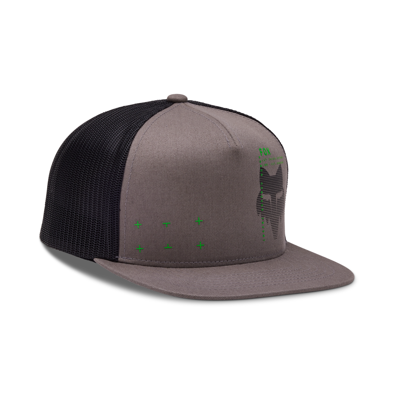 Fox Dispute Snapback Hat - Liquid-Life #Wähle Deine Farbe_Pewter