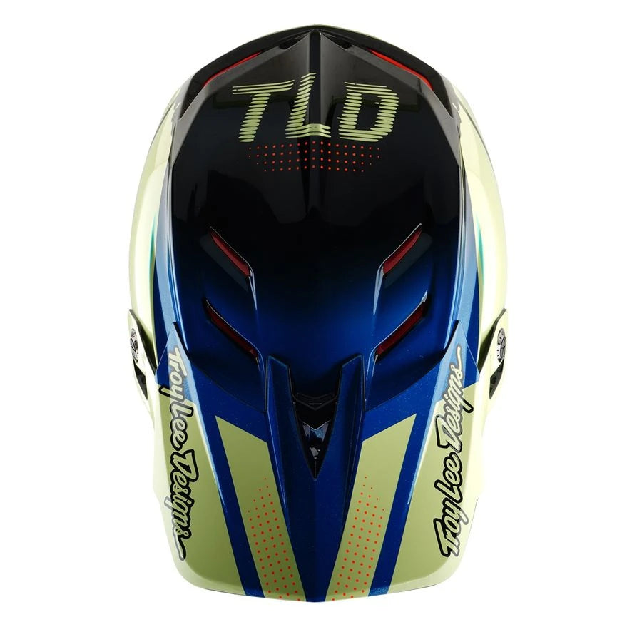 Troy Lee Designs D4 Carbon MIPS Helm Drip - Liquid-Life #Wähle Deine Farbe_glo yellow