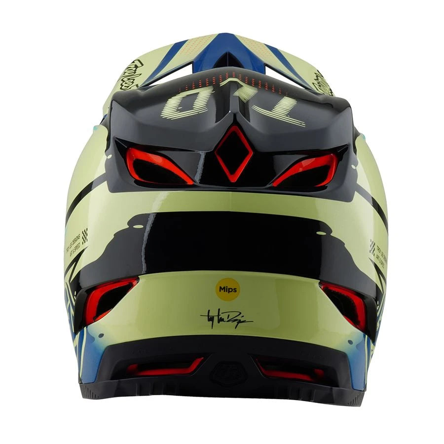 Troy Lee Designs D4 Carbon MIPS Helm Drip - Liquid-Life #Wähle Deine Farbe_glo yellow