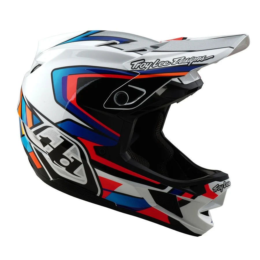 Troy Lee Designs D4 Composite MIPS Helm Frames - Liquid-Life #Wähle Deine Farbe_white/silver