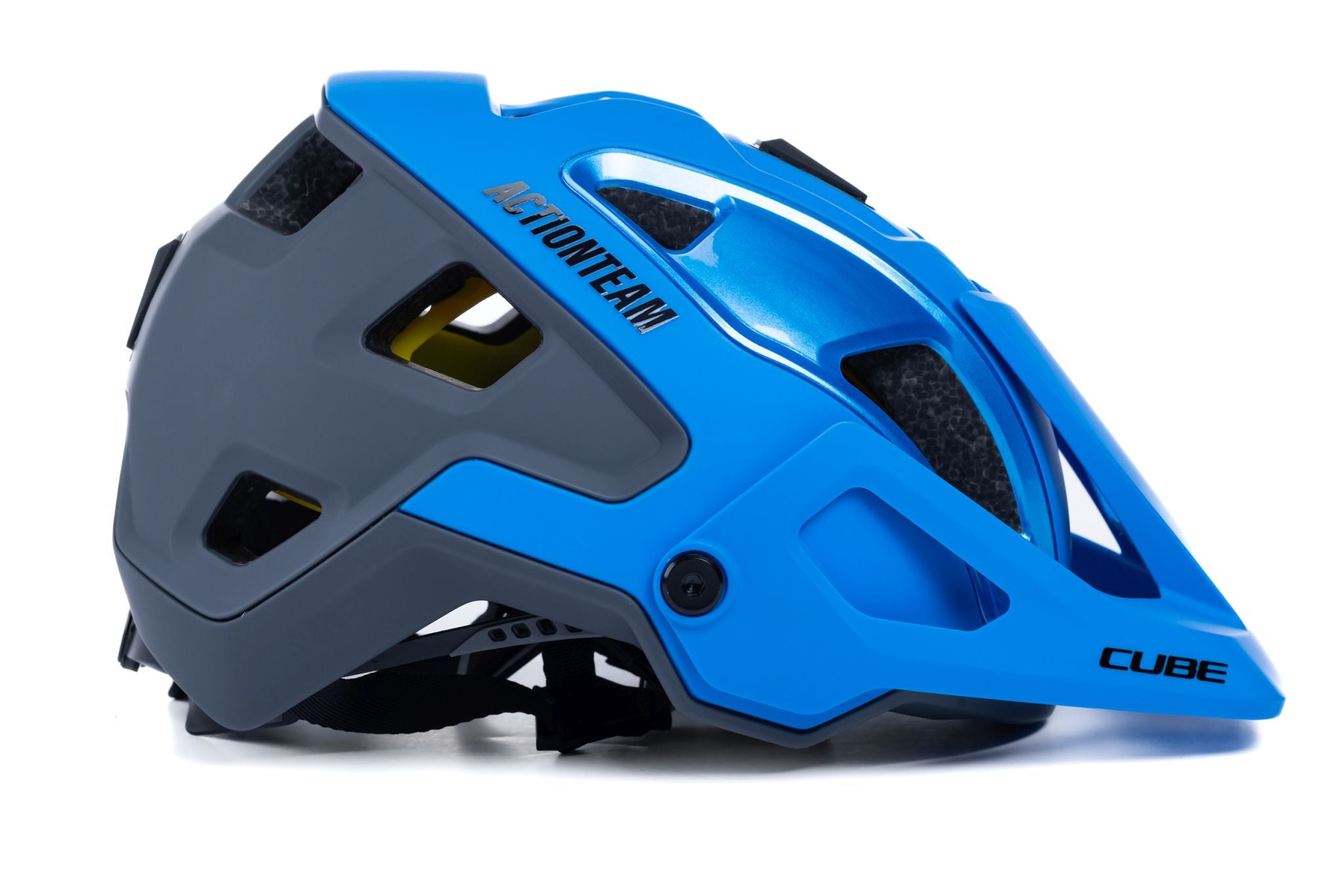 Cube Helm STROVER X - Liquid-Life #Wähle Deine Farbe_Actionteam blau grau