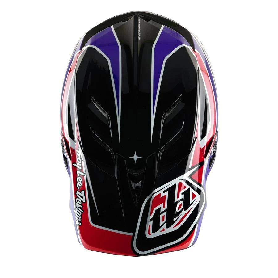 Troy Lee Designs D4 Polyacrylite MIPS Helm Linear - Liquid-Life #Wähle Deine Farbe_black