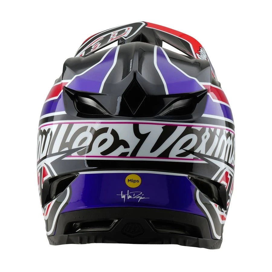 Troy Lee Designs D4 Polyacrylite MIPS Helm Linear - Liquid-Life #Wähle Deine Farbe_black