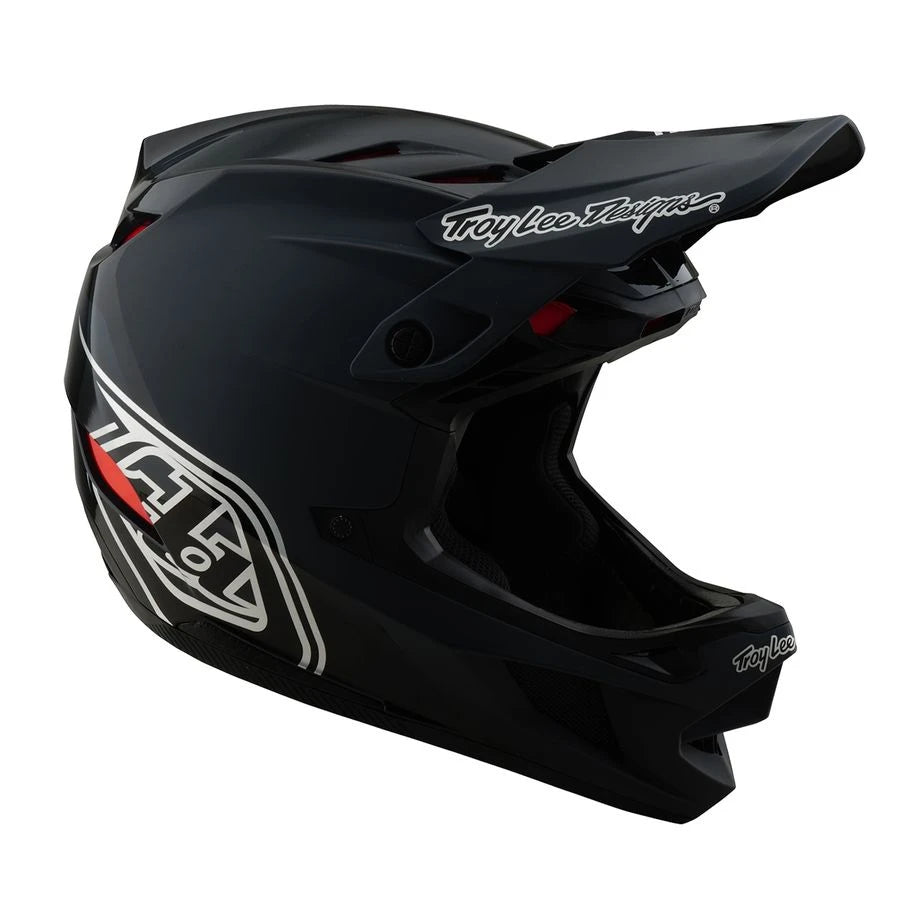 Troy Lee Designs D4 Polyacrylite MIPS Helm Shadow - Liquid-Life #Wähle Deine Farbe_black