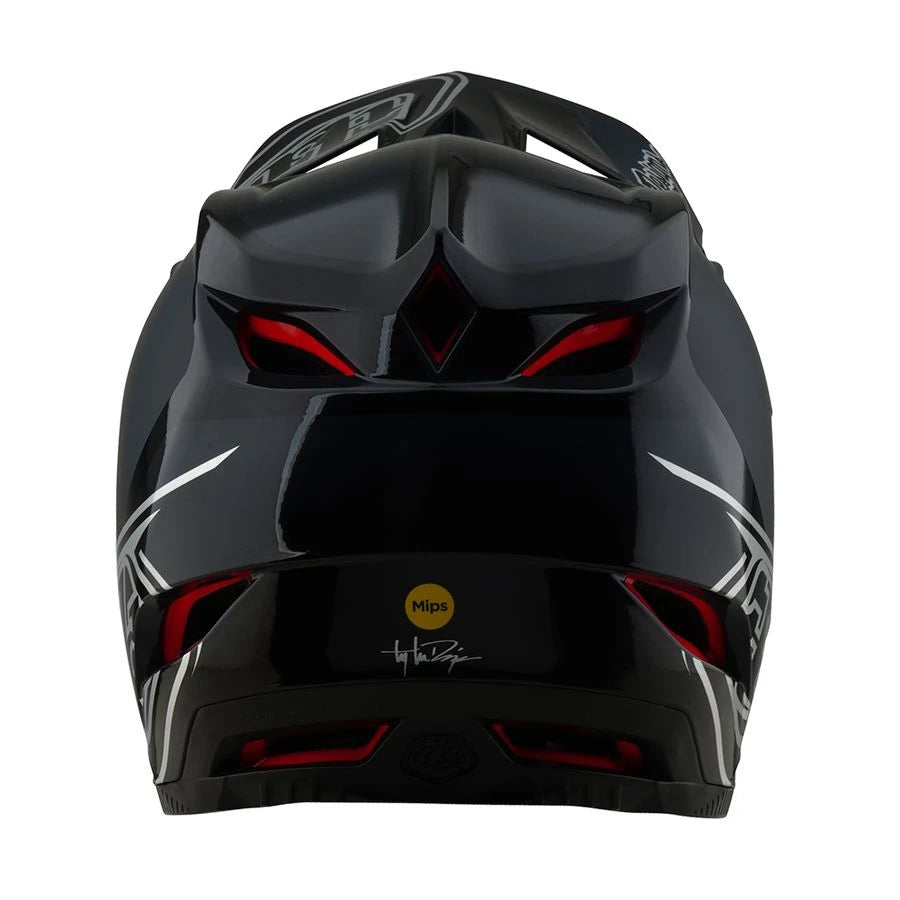 Troy Lee Designs D4 Polyacrylite MIPS Helm Shadow - Liquid-Life #Wähle Deine Farbe_black