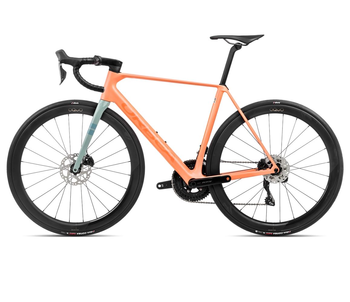 Orbea Orca M30iLtd PWR Orange Cloud  - Stone Blue 2024