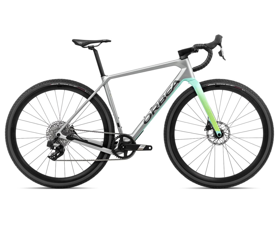 Orbea TERRA M41eTEAM 1X Stone Silver-Ice Green