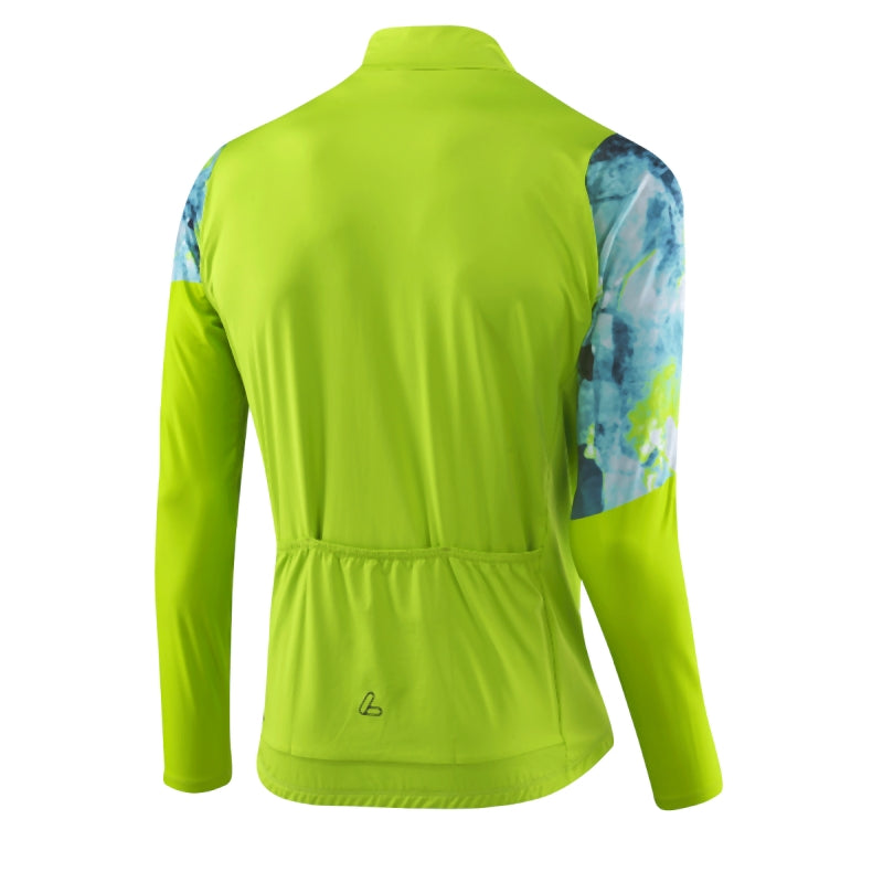 Loeffler M Bike L/S Jersey Floes - Liquid-Life #Wähle Deine Farbe_Light Green