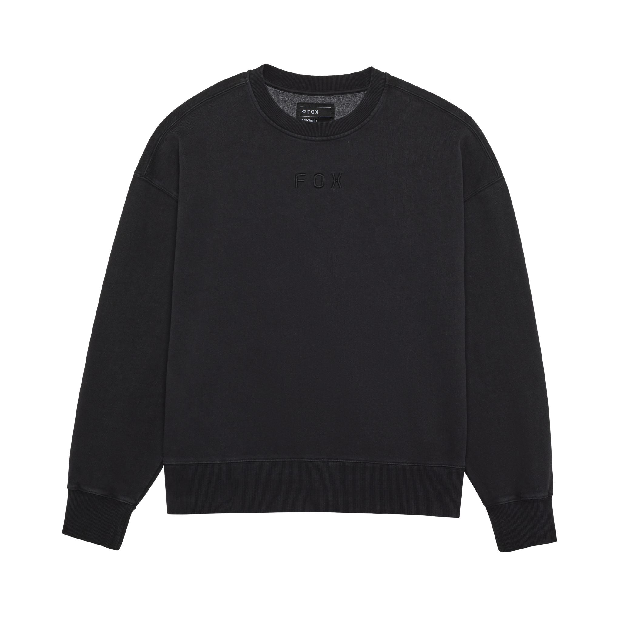 Fox Wordmark Oversized Fleece Crew