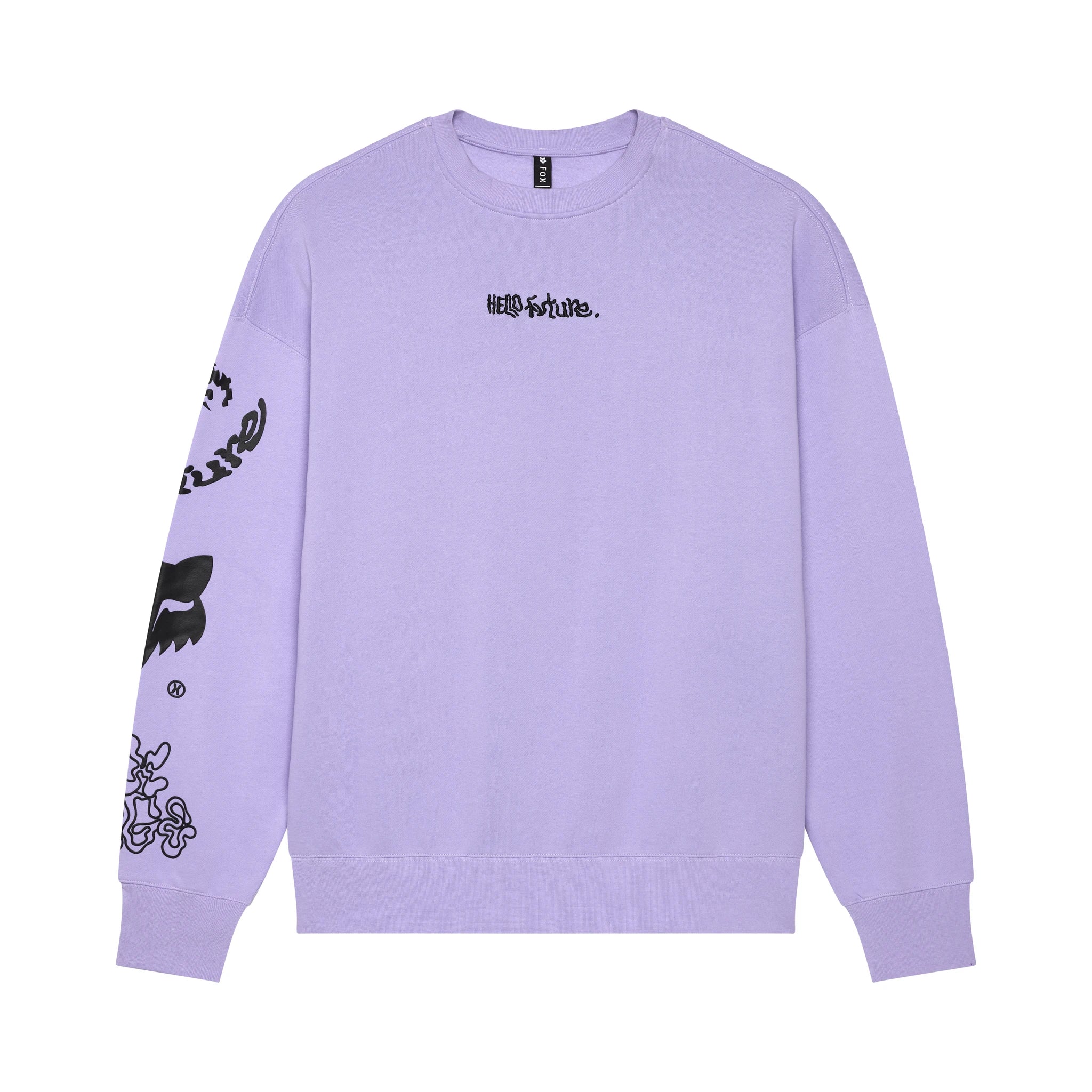 Fox Hello Future Oversized Flc Crew - Liquid-Life #Wähle Deine Farbe_Lilac