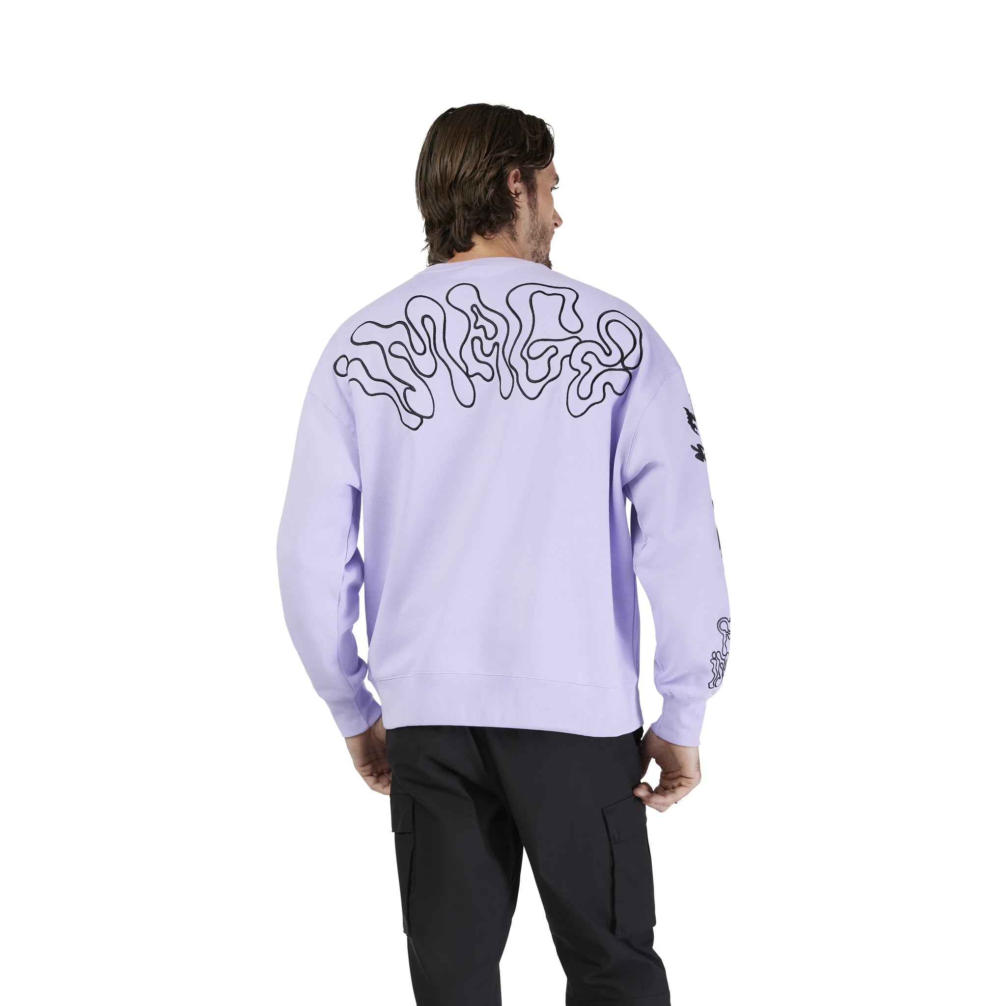 Fox Hello Future Oversized Flc Crew - Liquid-Life #Wähle Deine Farbe_Lilac