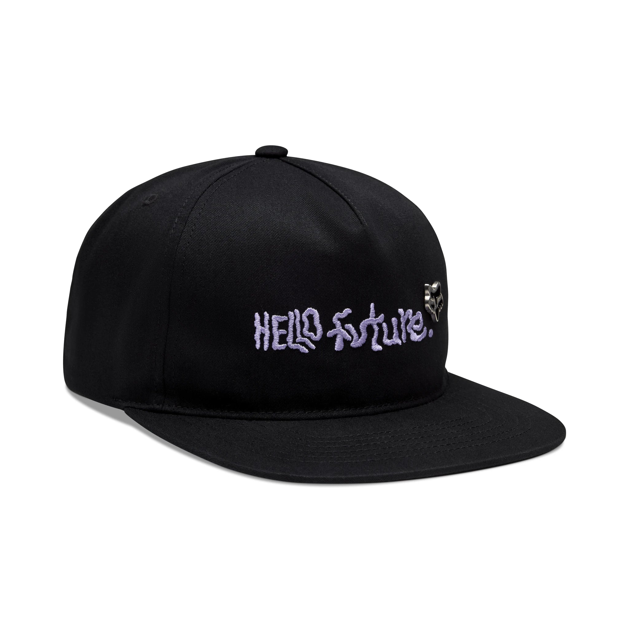 Fox Hello Future Snapback Hat - Liquid-Life #Wähle Deine Farbe_Black