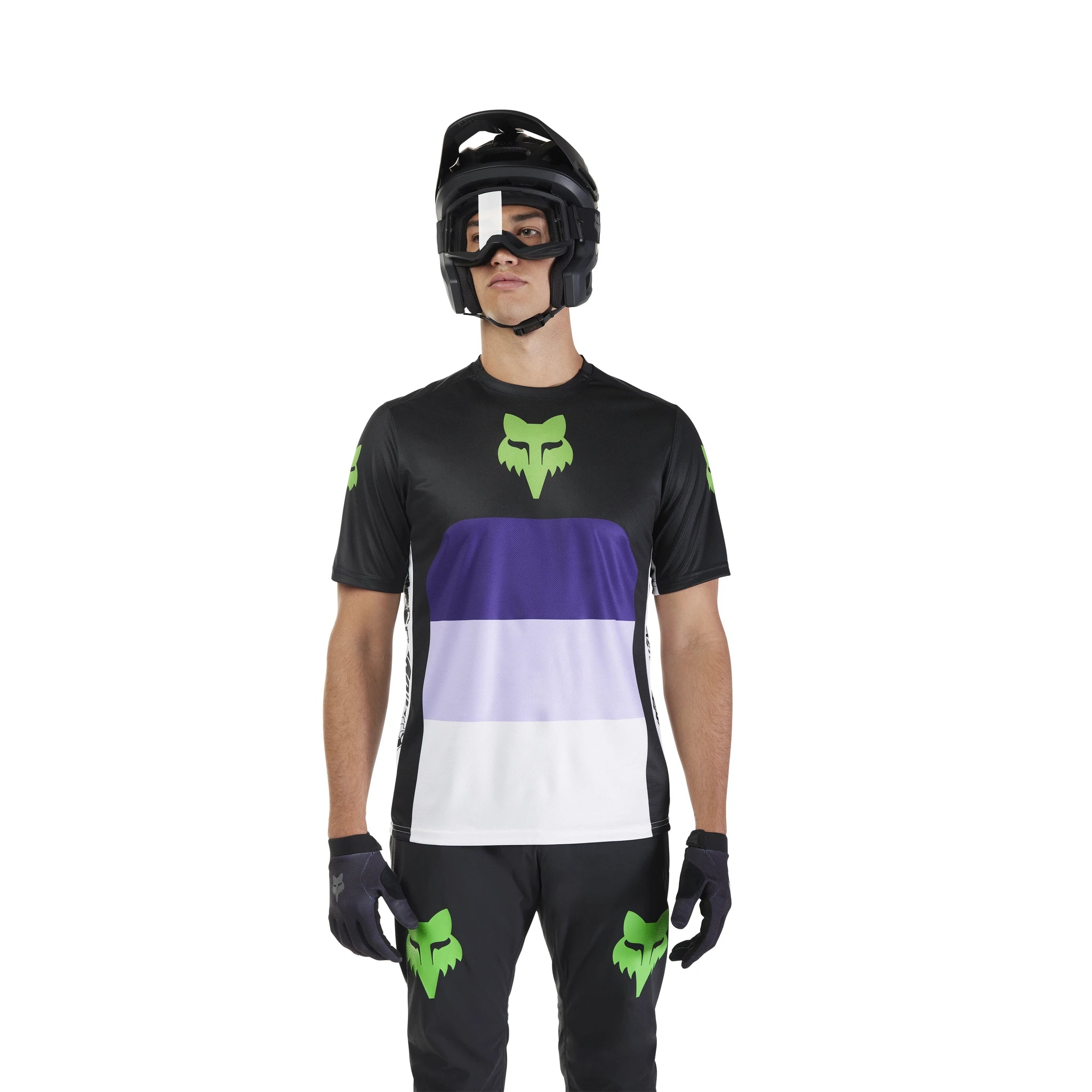 Fox Ranger SS Jersey Grid - Liquid-Life #Wähle Deine Farbe_Black