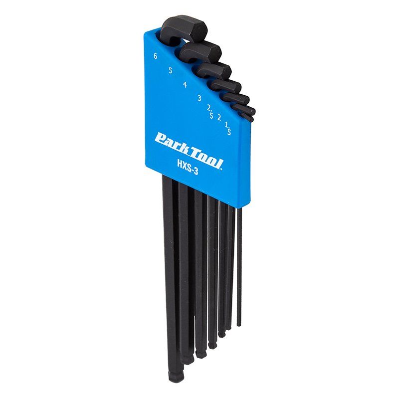 Park Tool 18 HXS-3 Stubby Winkelschüssel-Set 1,5-6mm - Liquid-Life #Wähle Deine Farbe_schwarz