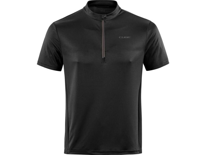 Cube 20 TOUR Core Trikot Half Zip kurzarm - Liquid-Life #Wähle Deine Farbe_black