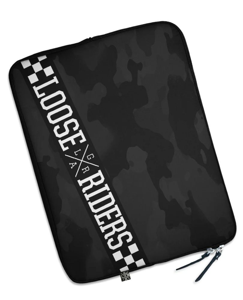 Loose Riders Laptop Sleeve Charcoal Camo 15 inch - Liquid-Life #Wähle Deine Farbe_Charcoal Camo