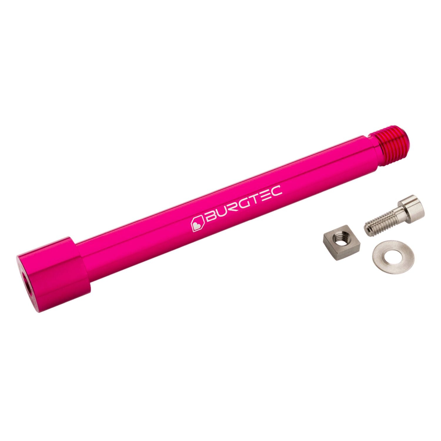 Burgtec Fox Boost 2021+ Fork Axle - Liquid-Life #Wähle Deine Farbe_toxic barbie pink