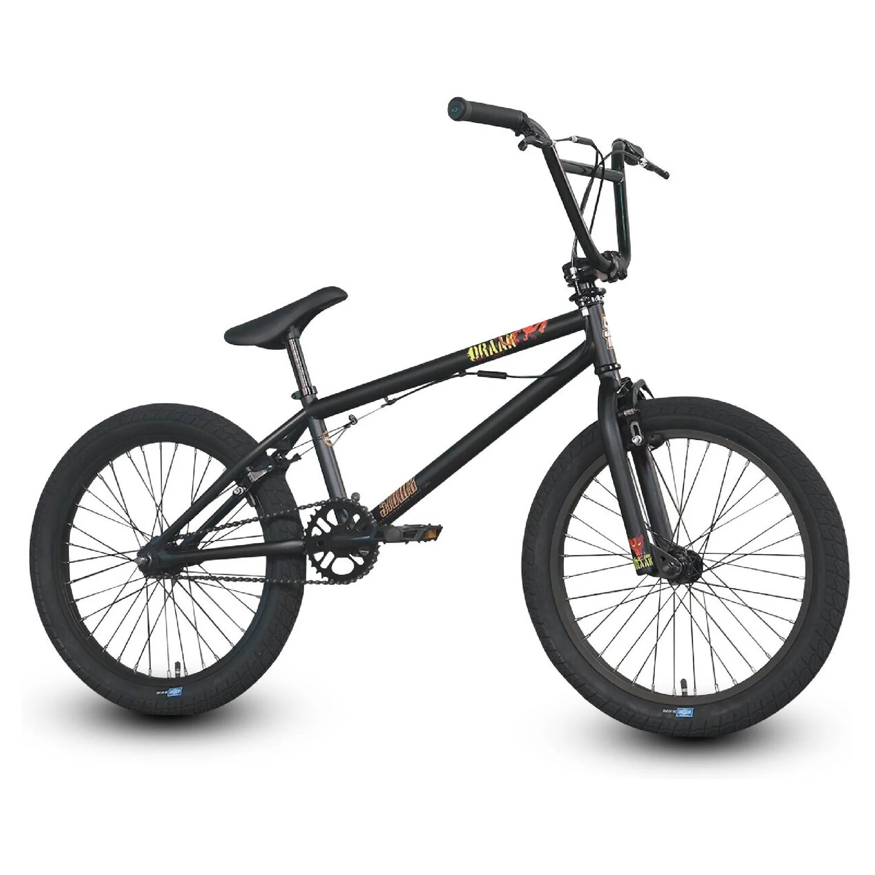 SI BMX Draak matt black