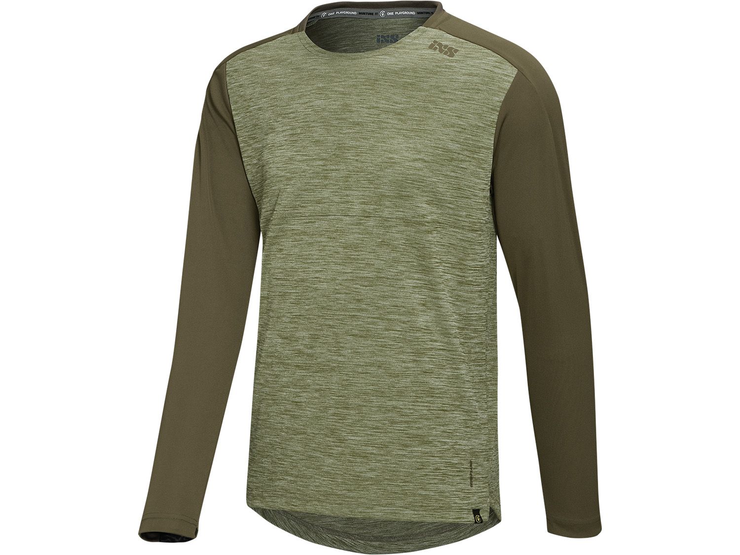 IXS Flow X Long Sleeve Jersey - Liquid-Life #Wähle Deine Farbe_Olive-Dark Olive