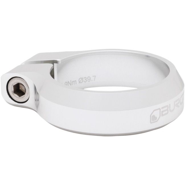 Burgtec Seat Clamp Rhodium Silver 34.9mm Diameter