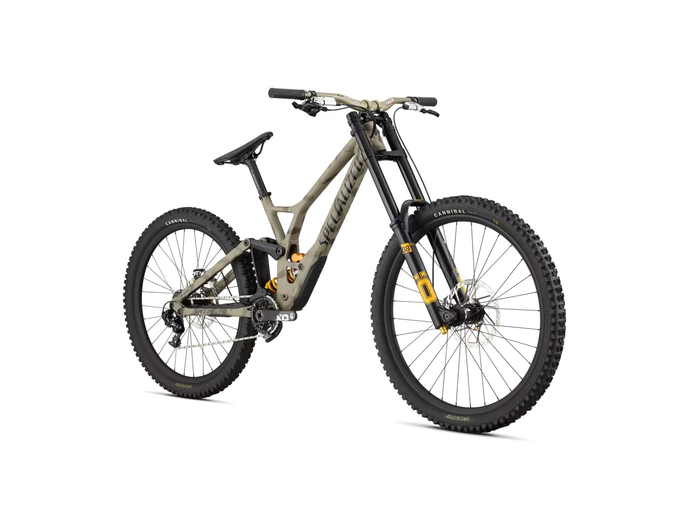 Specialized DEMO RACE TAUPE/BLACK/BRUSHED 2025