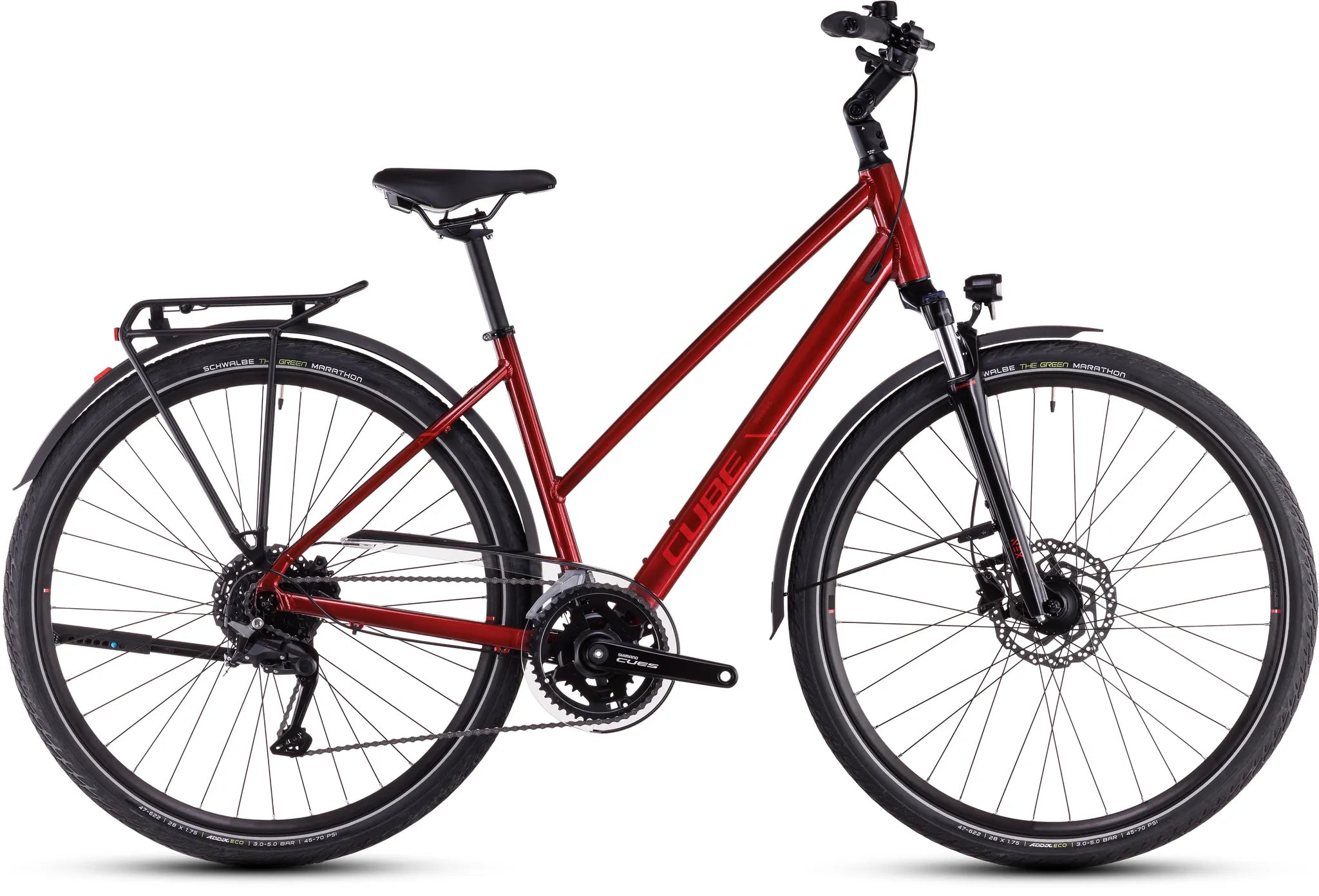 Cube Touring Pro maroon´n´pearl Trapez 2025