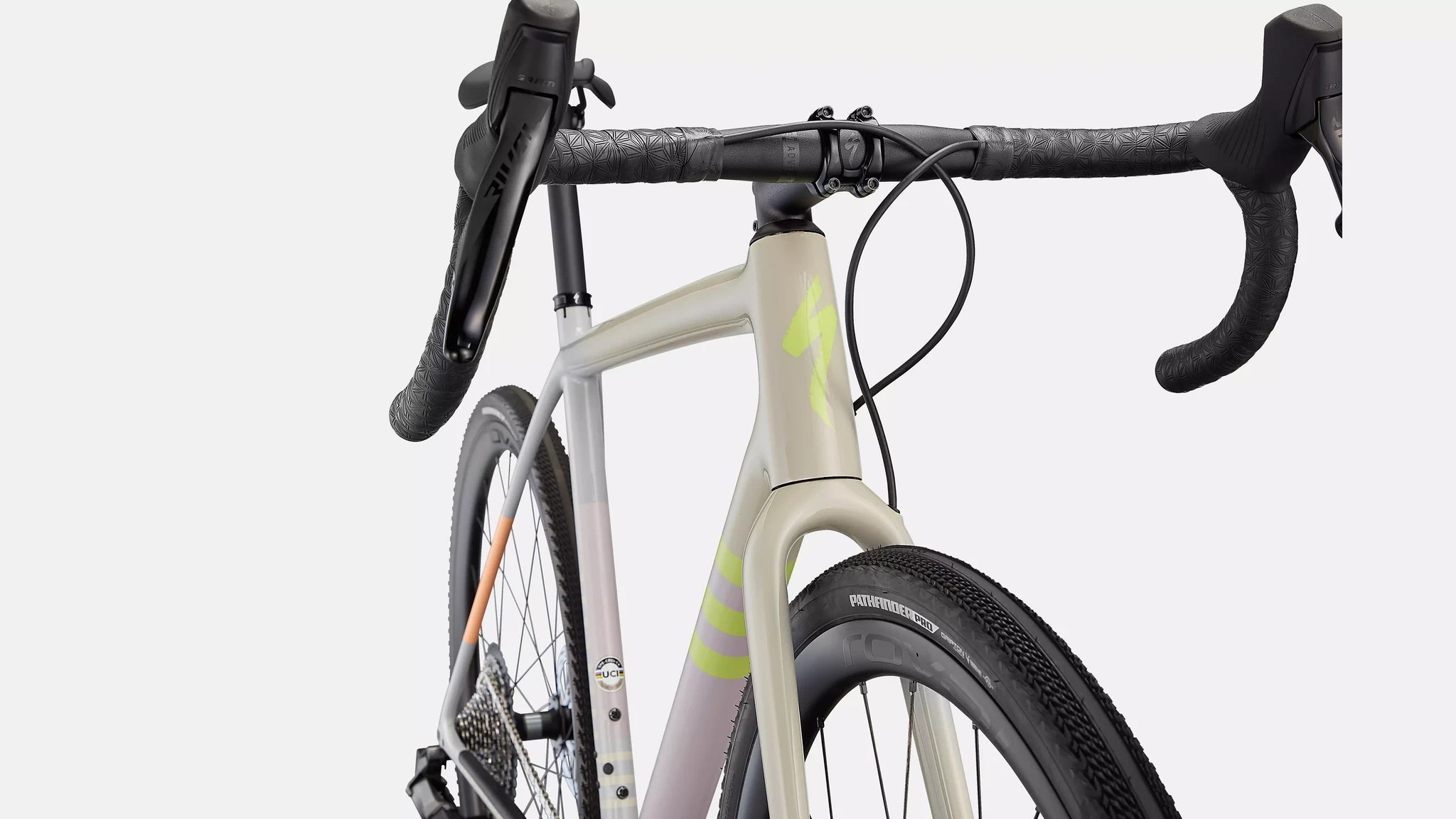 Specialized Crux Expert Gloss White Speckled/Dove Grey/Papaya/Clay/Lime