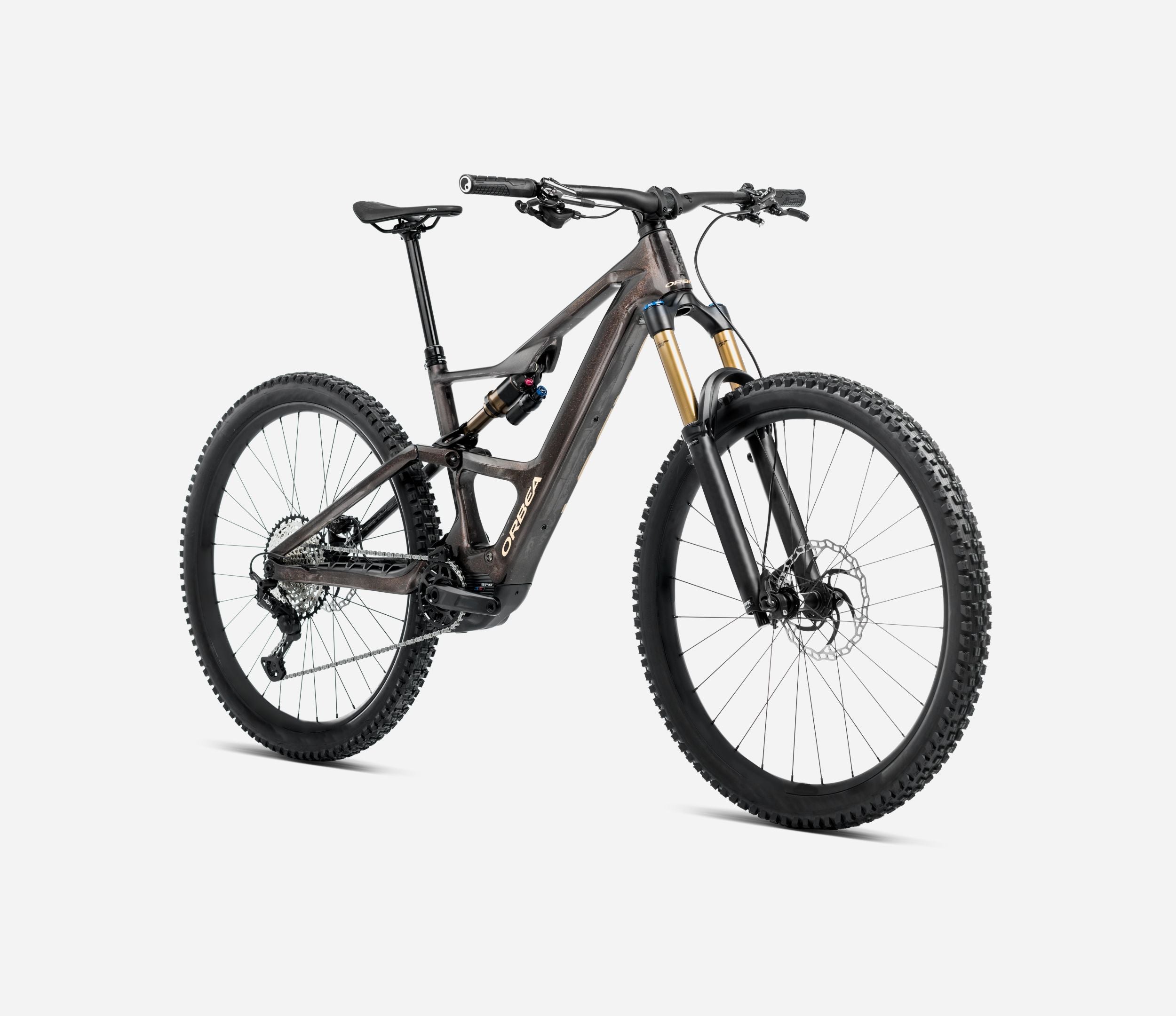 Orbea Rise LT M20 630W Cosmic Carbon View - Golden 2025