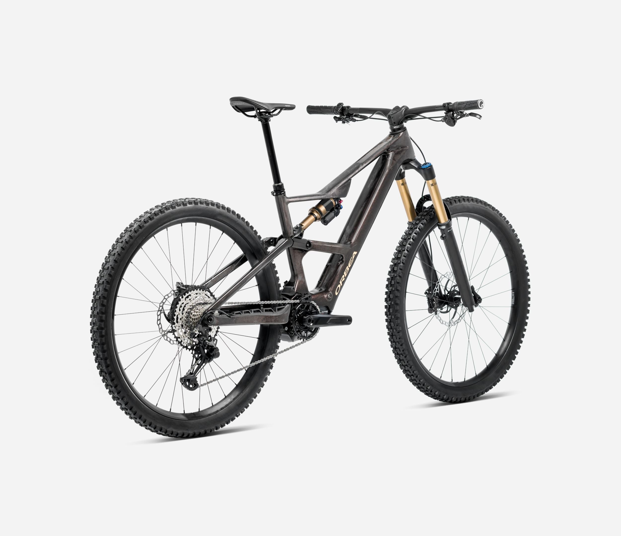 Orbea Rise LT M20 630W Cosmic Carbon View - Golden 2025