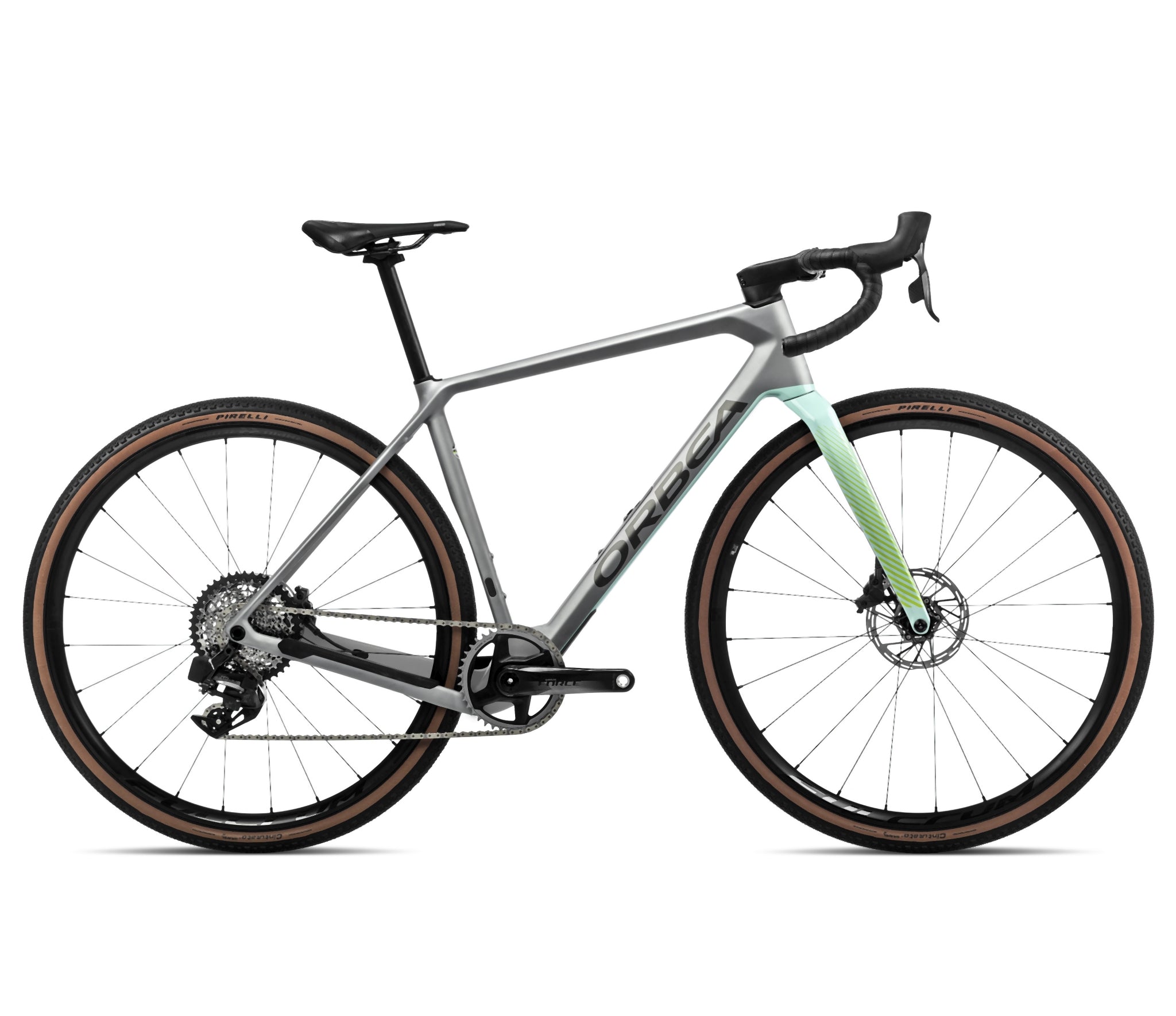 Orbea TERRA M21eTEAM 1X Stone Silver-Ice Green