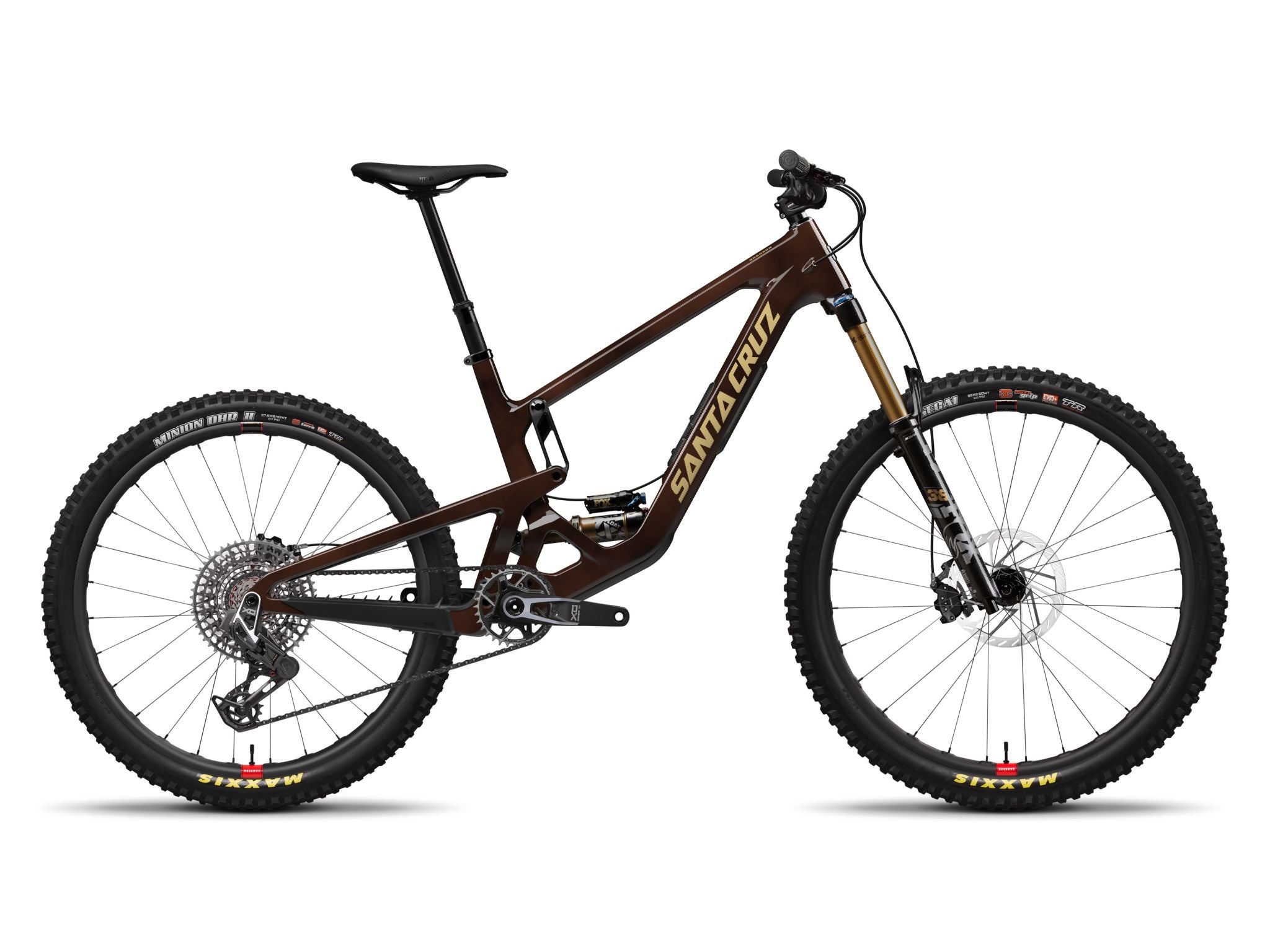 Santa Cruz Bronson 5 CC X0 AXS MX RSV Trans Root Beer 2025