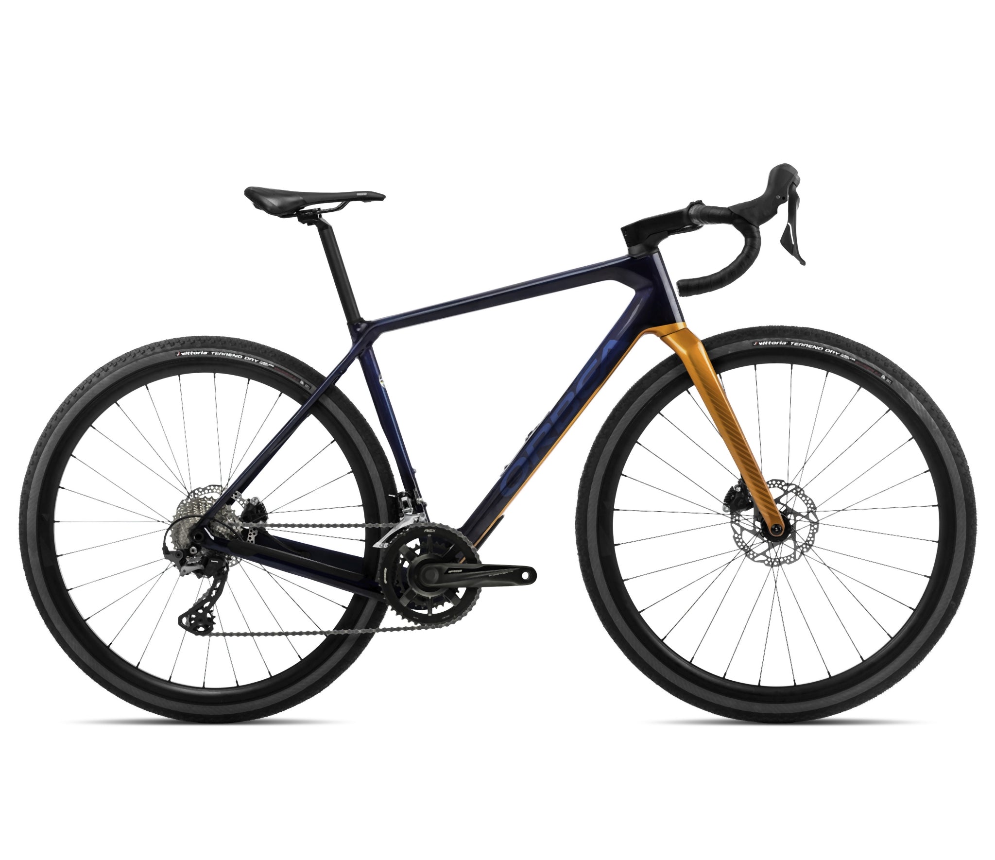 Orbea TERRA M30TEAM Blue Carbon View-Leo Orange