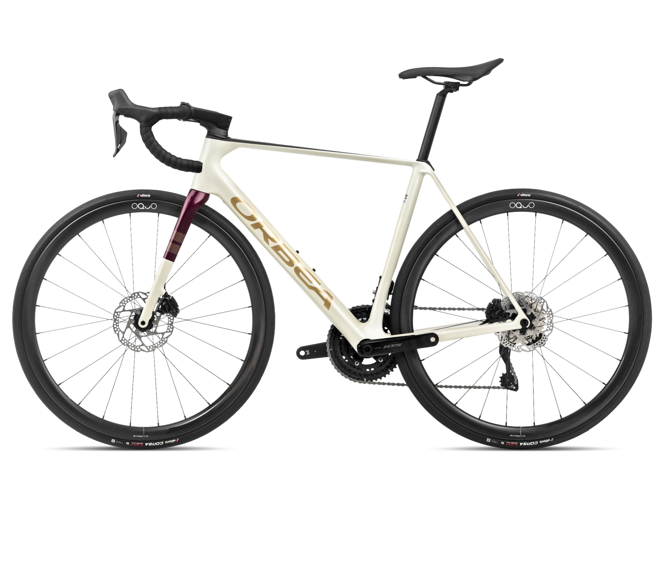 Orbea Orca M35I Ivory White-Burgundy 2024