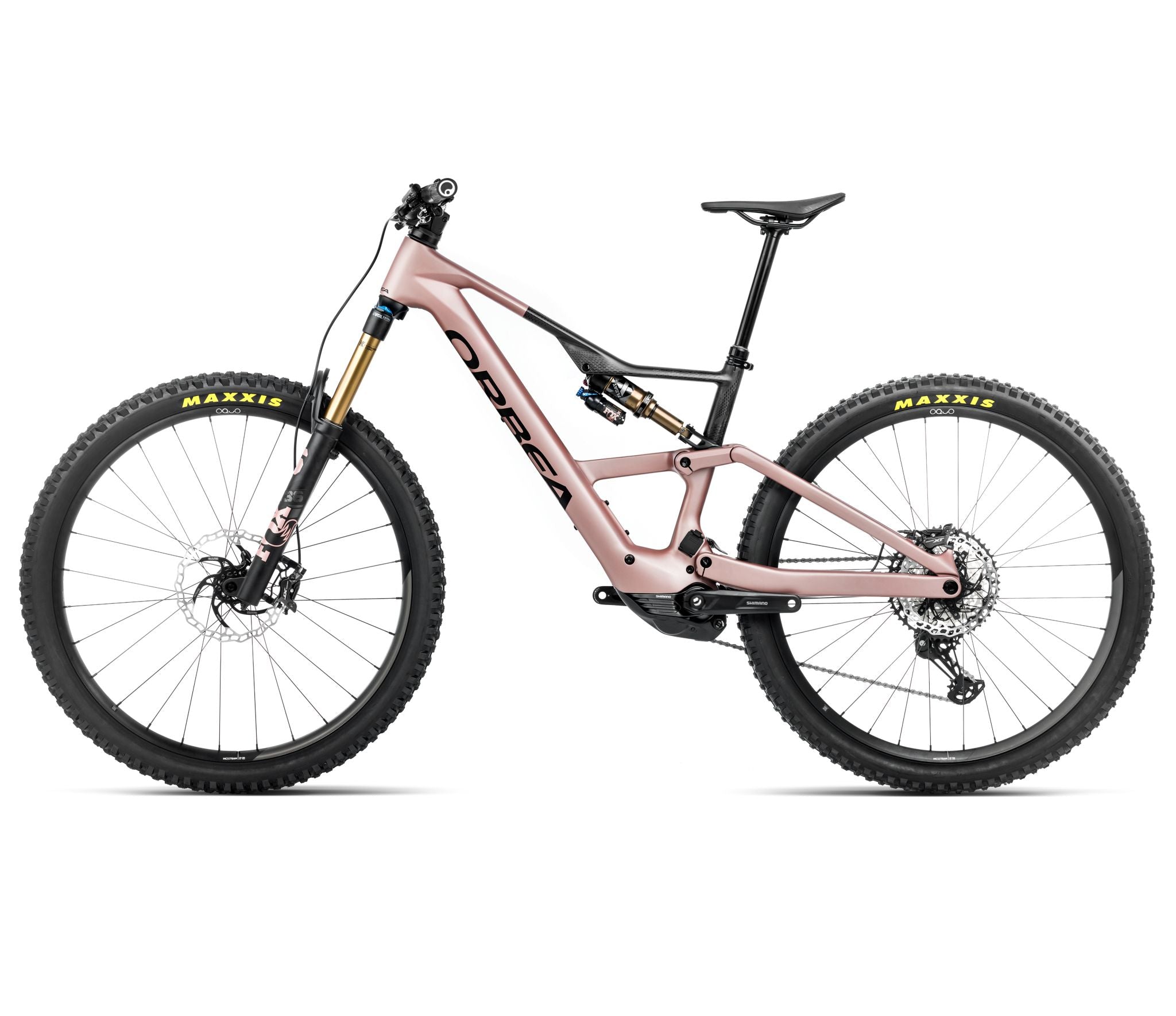 Orbea RISE LT M10 630W Desert Rose - Carbon Raw 2025