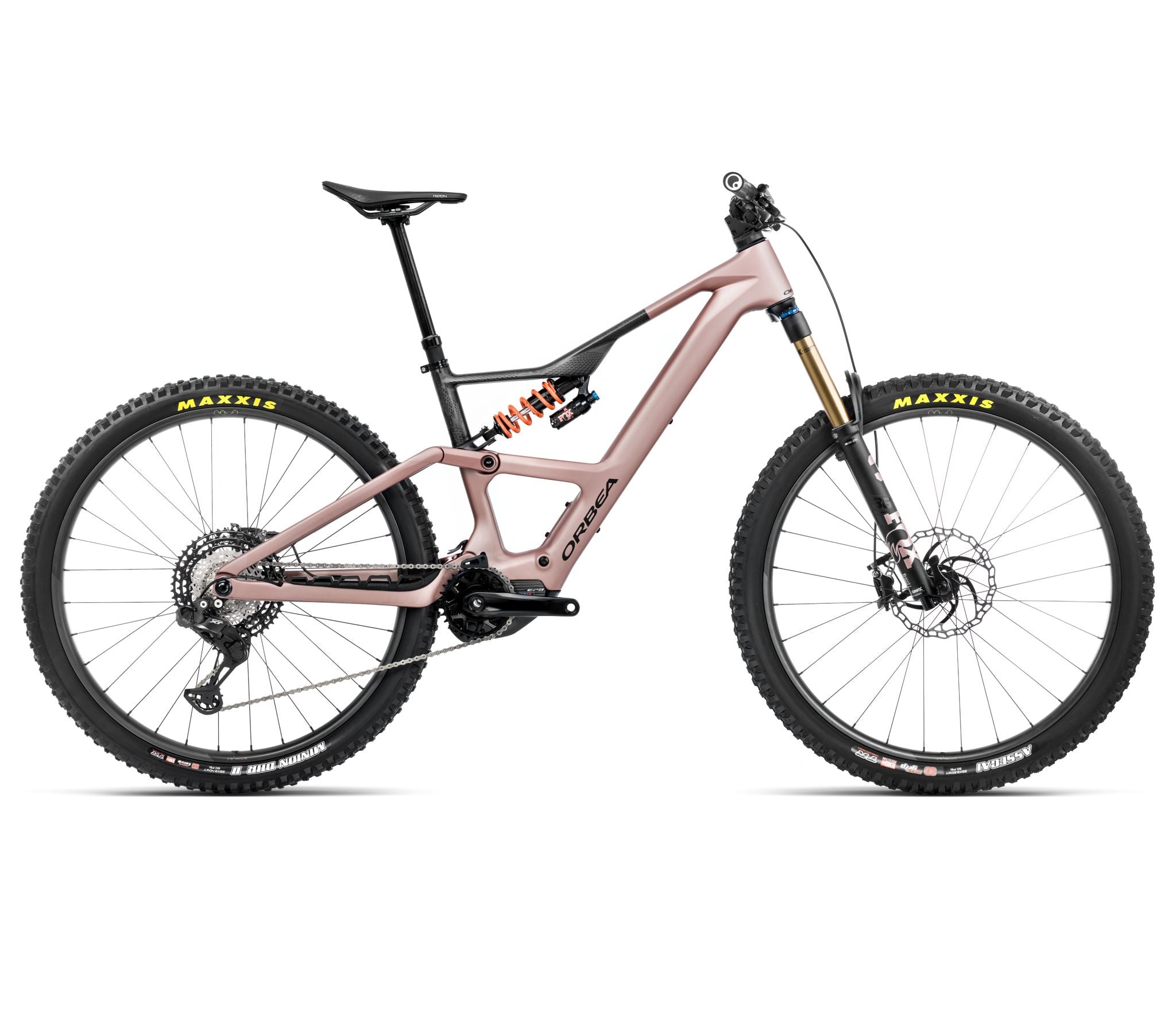 Orbea RISE LT M-TEAM 630W Desert Rose - Carbon Raw 2025