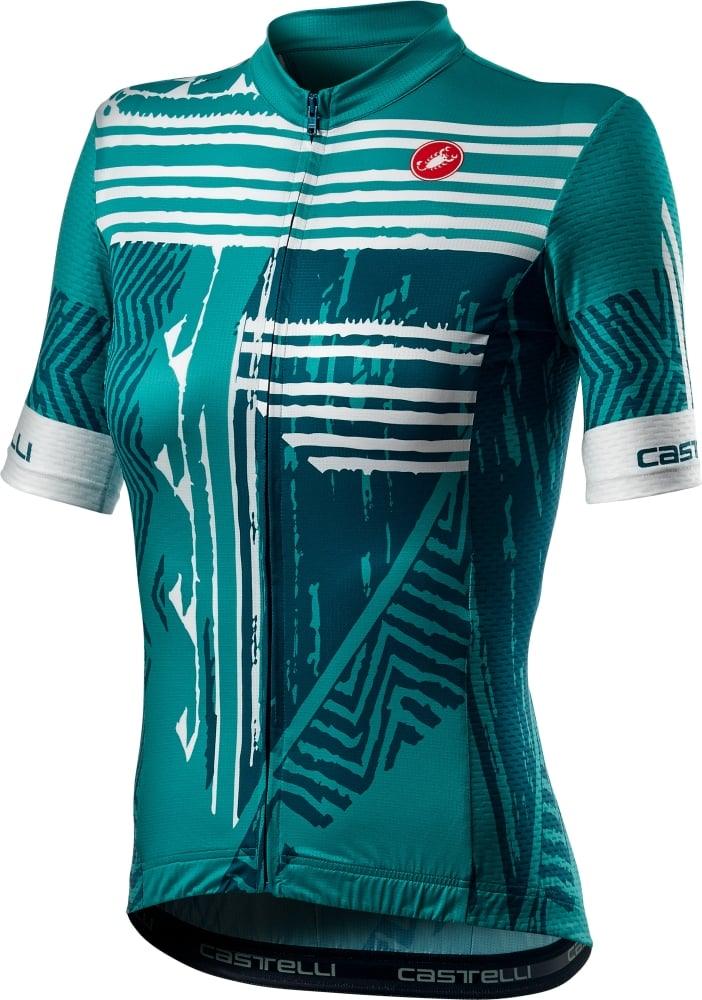 Castelli Astratta Jersey - Liquid-Life #Wähle Deine Farbe_Malachite Green