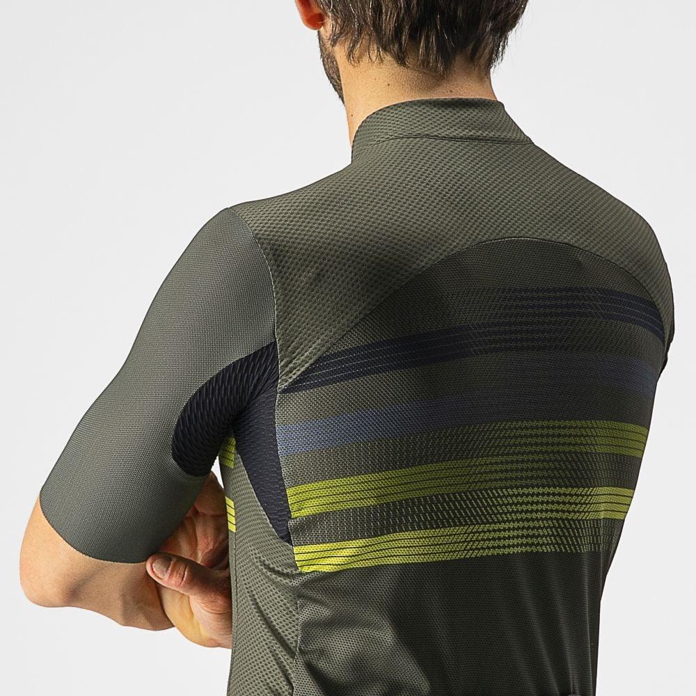 Castelli Endurance Pro Jersey - Liquid-Life #Wähle Deine Farbe_Military Green/Blue-Sulphur