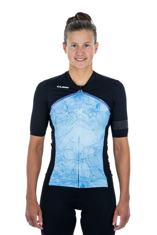 Cube BLACKLINE WS Trikot kurzarm - Liquid-Life #Wähle Deine Farbe_Blue Pattern