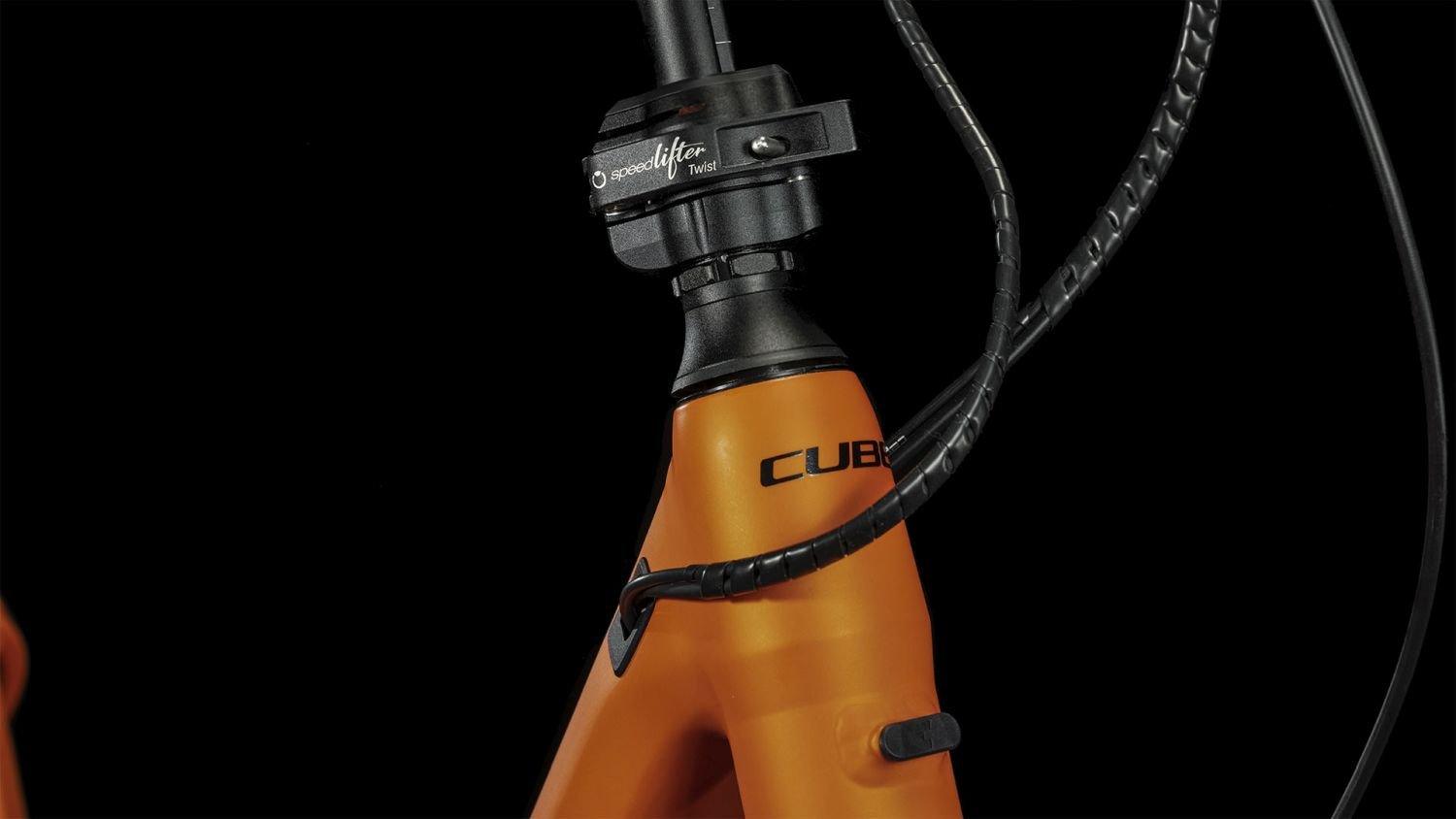 Cube Compact Hybrid 500 black´n´sparkorange 2023 20" - Liquid-Life