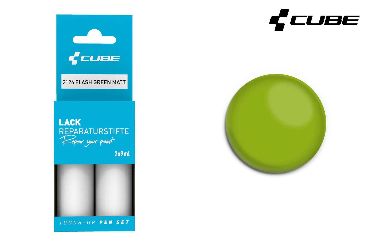 Cube Lackreparaturstift Set - Liquid-Life #Wähle Deine Farbe_Flash Green Matt