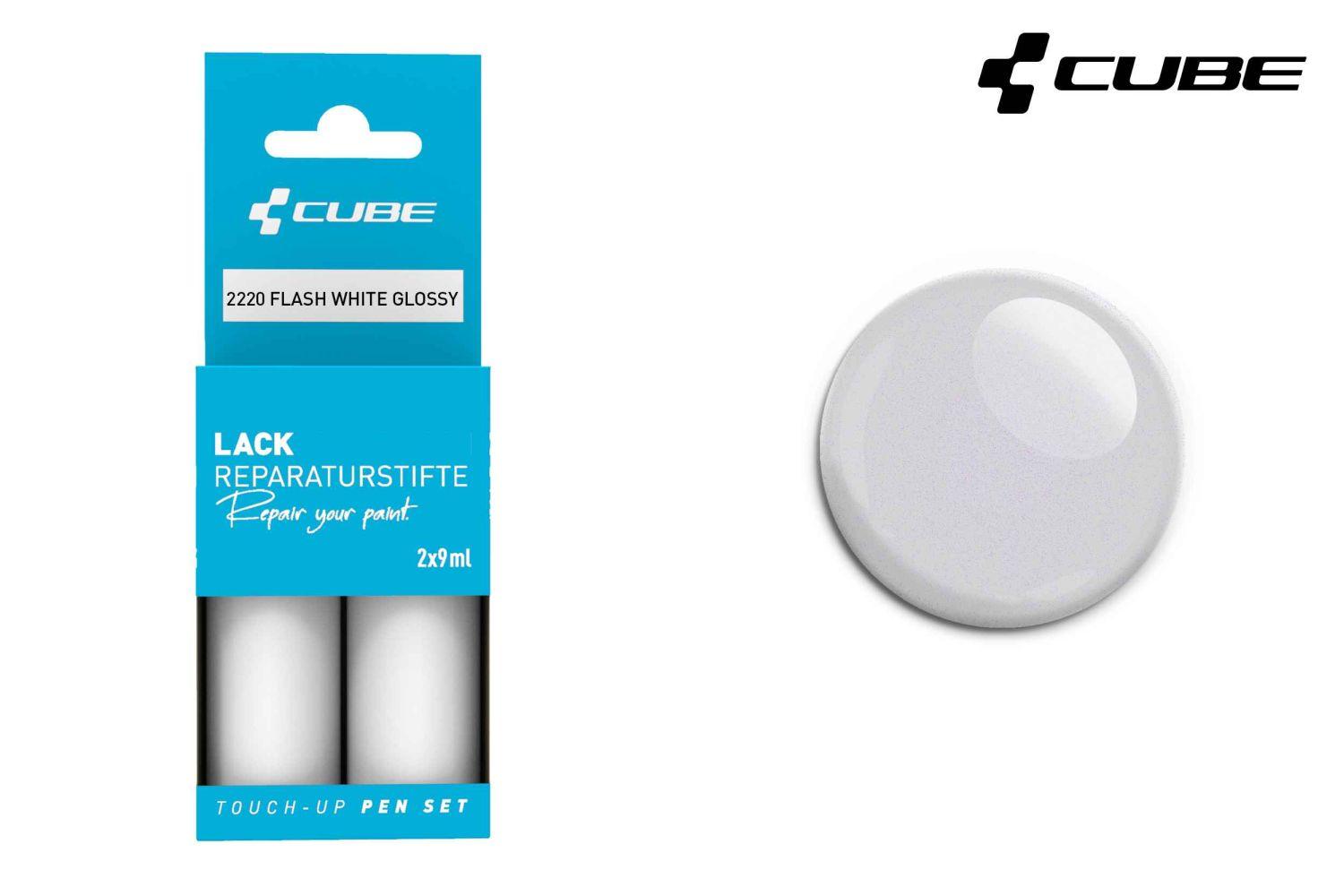 Cube Lackreparaturstift Set - Liquid-Life #Wähle Deine Farbe_Flash White Glossy