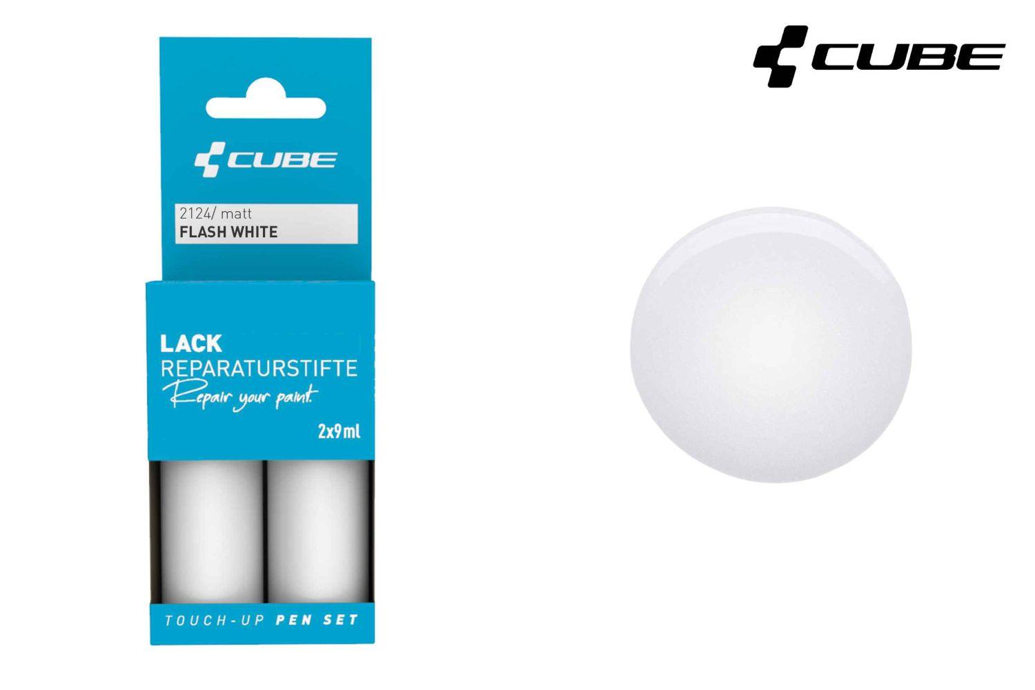 Cube Lackreparaturstift Set - Liquid-Life #Wähle Deine Farbe_Flash White Matt