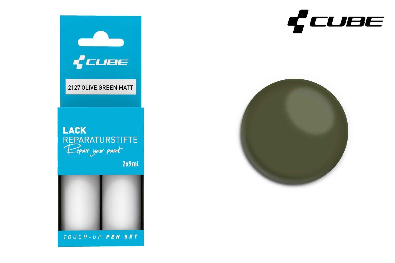 Cube Lackreparaturstift Set - Liquid-Life #Wähle Deine Farbe_Olive Green Matt