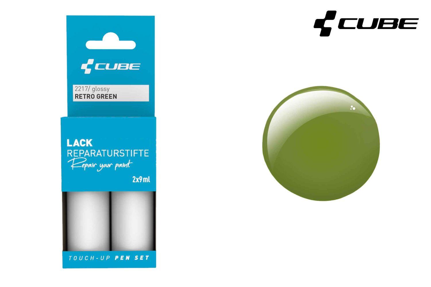 Cube Lackreparaturstift Set - Liquid-Life #Wähle Deine Farbe_Retro Green Glossy