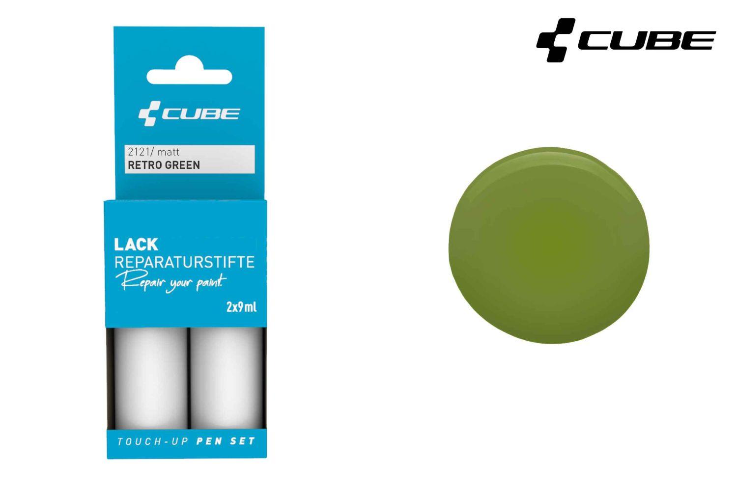 Cube Lackreparaturstift Set - Liquid-Life #Wähle Deine Farbe_Retro Green Matt