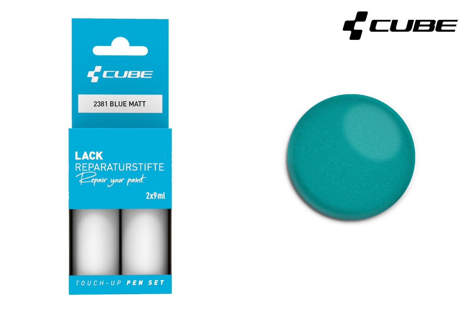 Cube Lackstift Set BLUE matt 2381 - Liquid-Life