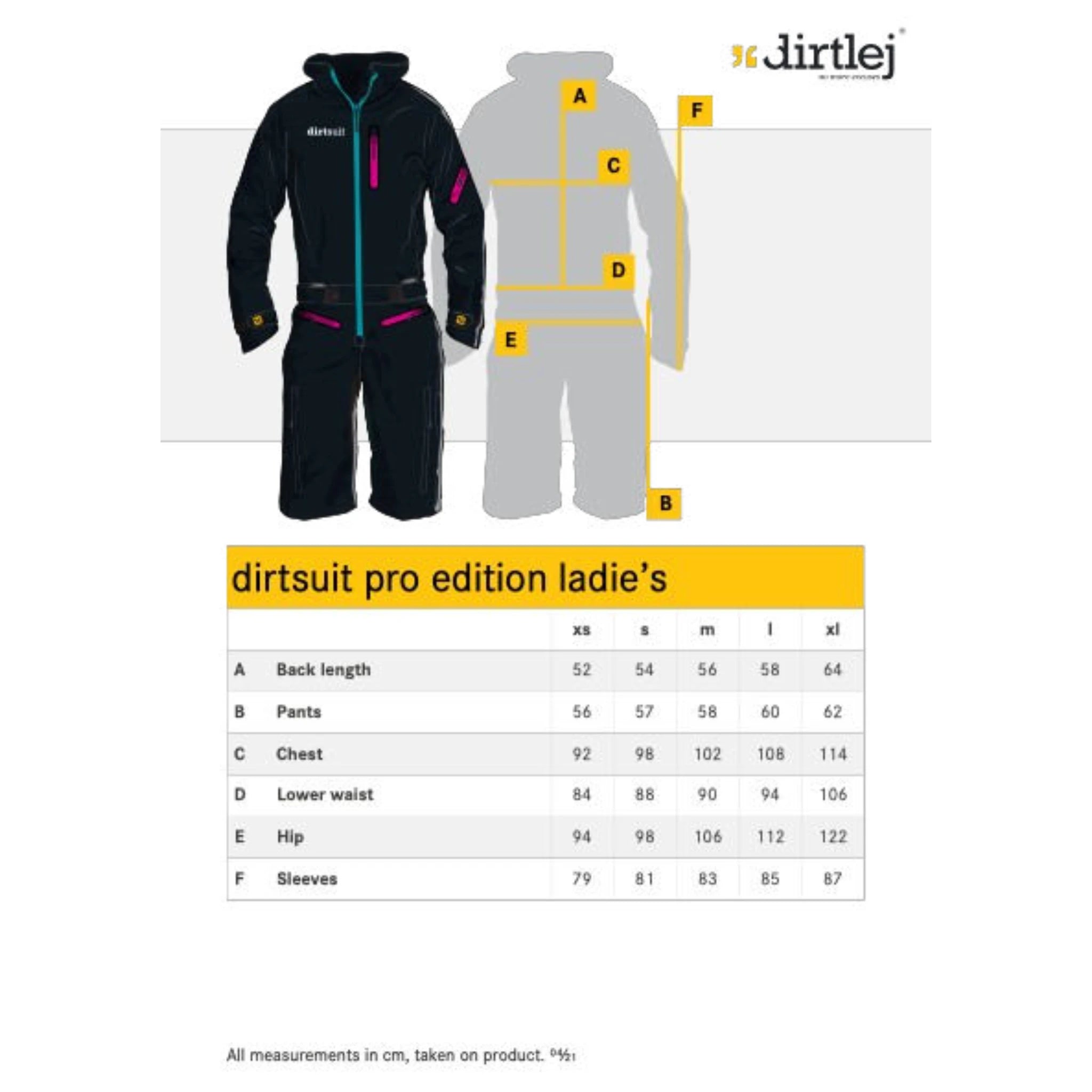 dirtlej dirtsuit pro edition ladies