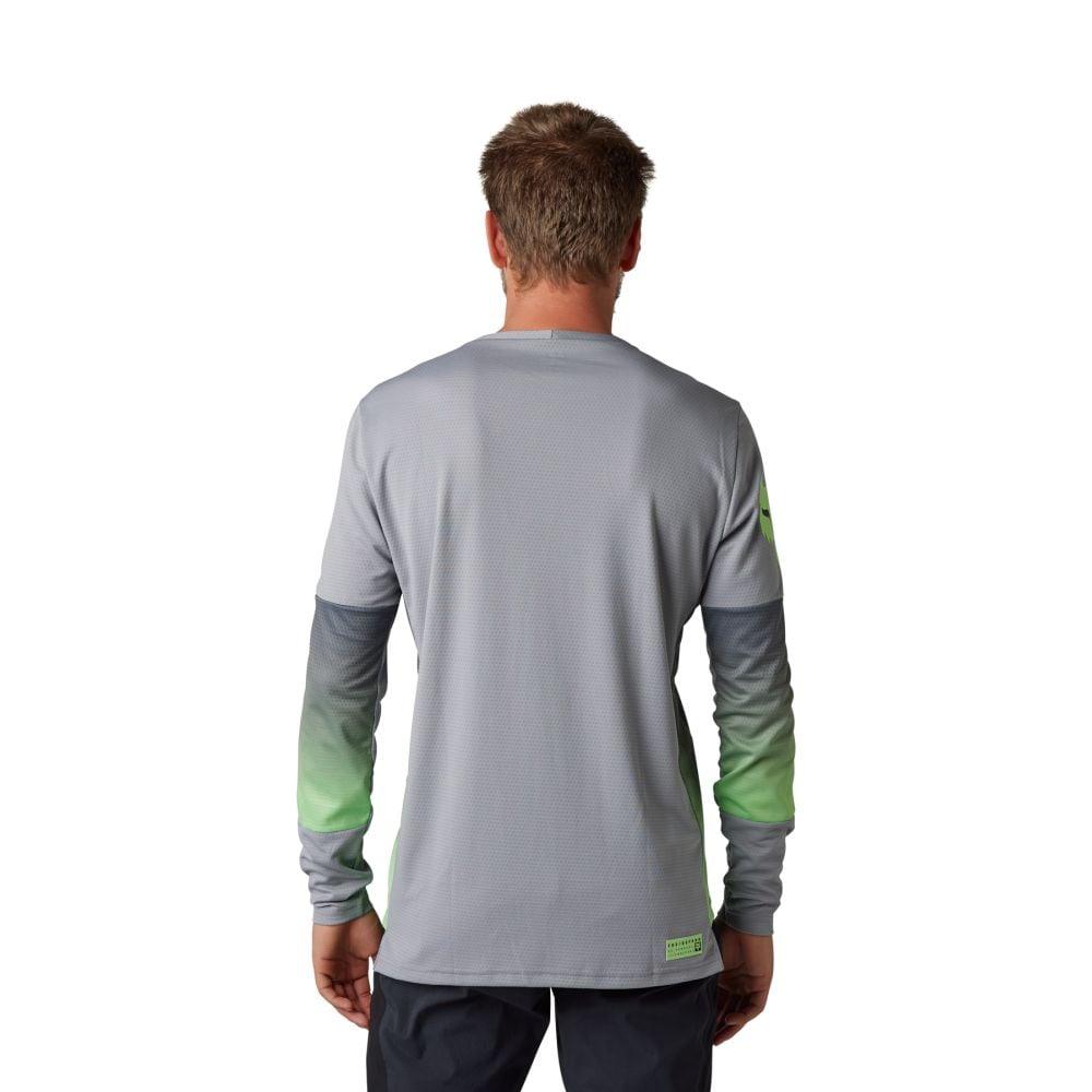 Fox Defend LS Jersey Cekt 2023 - Liquid-Life #Wähle Deine Farbe_Light Grey