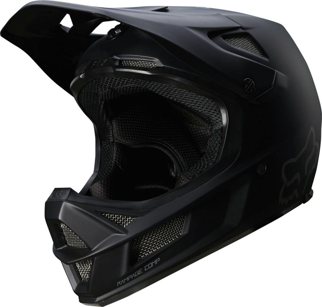 Fox Rampage Comp Helmet - Liquid-Life #Wähle Deine Farbe_Mt Blk MT BLK