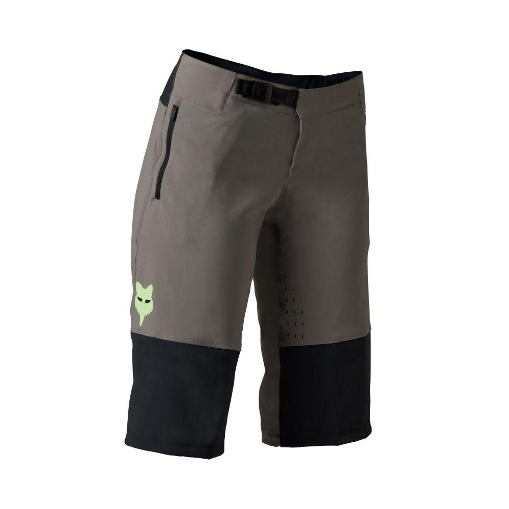 Fox W Defend Short Race 2023 - Liquid-Life #Wähle Deine Farbe_Pewter